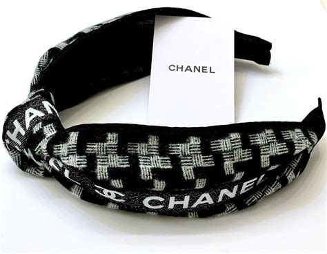 chanel fabric headband|Chanel beanie 2022.